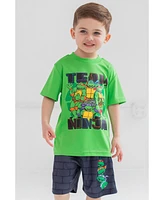 Teenage Mutant Ninja Turtles Toddler Boys T-Shirt Tank Top and Shorts 3 Piece Outfit Set