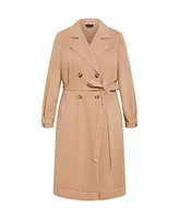 City Chic Plus Size Laylo Trench Coat