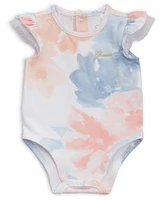 Guess Baby Girls Two Short Sleeve Bodysuits and Corresponding Shorts, 3-Piece Set