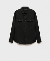Mango Men's Regular-Fit Chest-Pocket Shirt