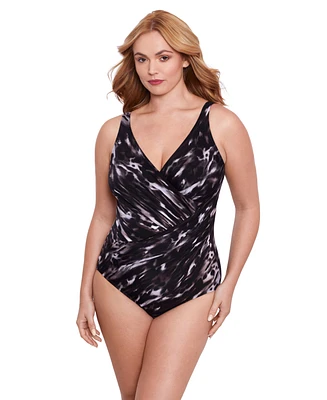 Miraclesuit Women's Tempest Oceanus Tummy-Control One-Piece Swimsuit