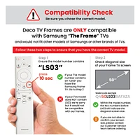 Deco Tv Frames 55" Frame for Samsung The Frame Tv 2021-2025