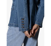 Sanctuary Women's Sculpted Denim Blazer