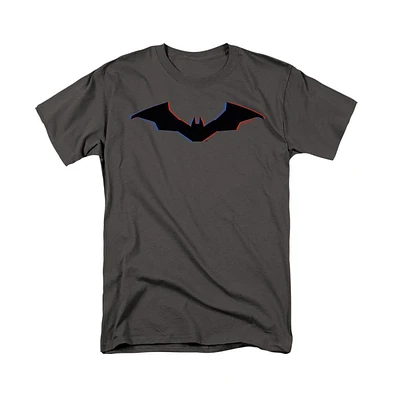 Batman Big & Tall The Tri Color Bat Silhouette Short Sleeve Adult Tee / T-Shirt