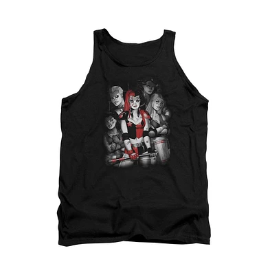 Batman Men's Bad Gals Bw Adult Tank Top