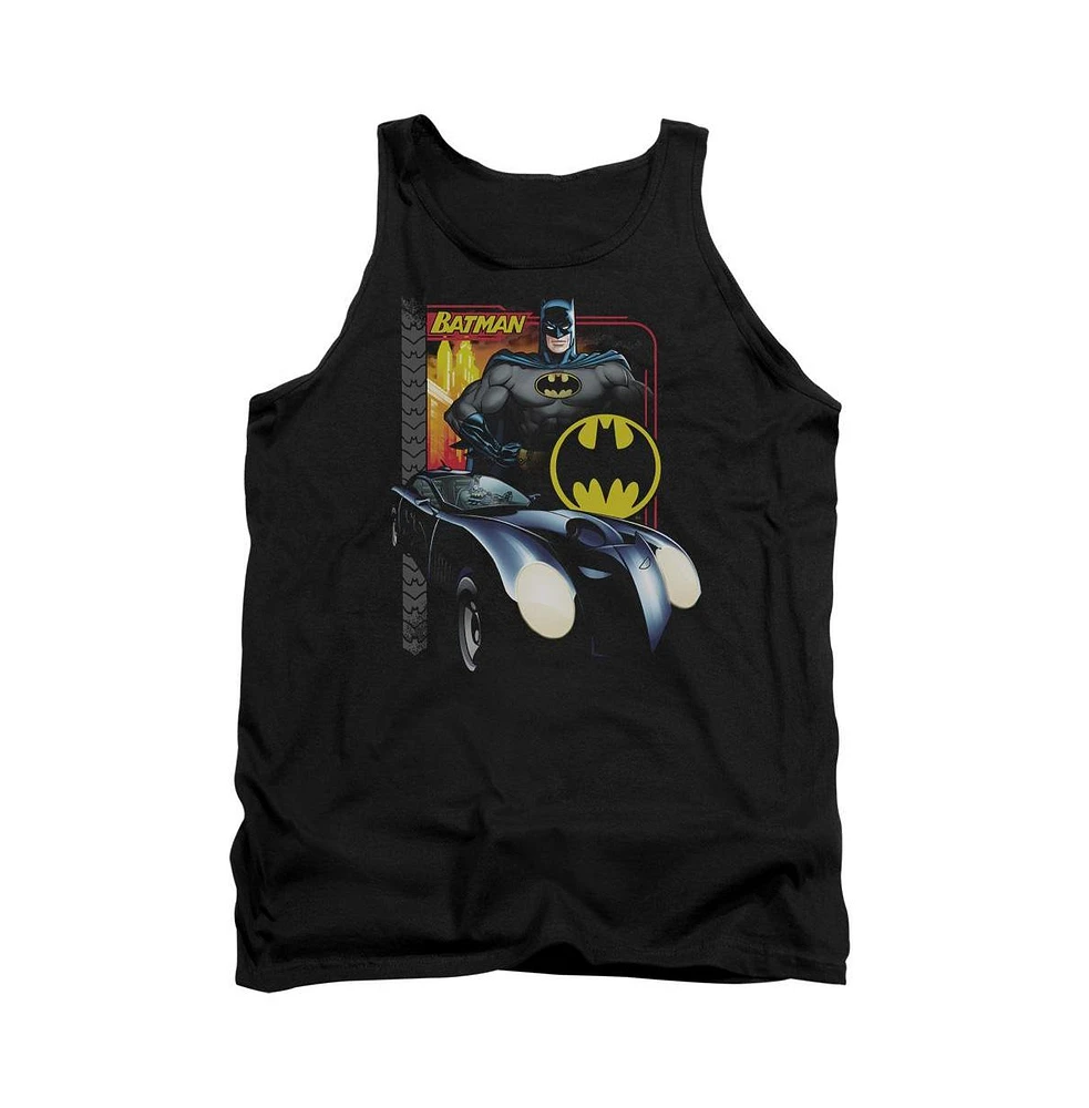 Batman Men's Bat Racing Adult Tank Top