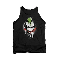 Batman Men's Arkham City Spraypaint Smile Adult Tank Top