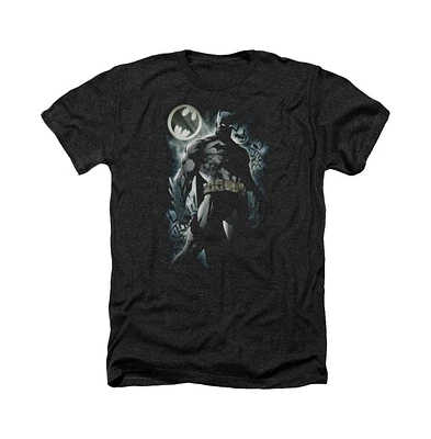 Batman Men's The Knight Adult Heather Tee / T-Shirt