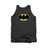 Batman Men's Pixel Symbol Adult Tank Top