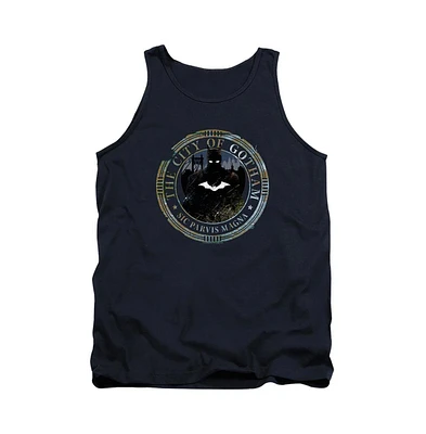 Batman Men's The (2022) Gotham Seal Adult Tank Top