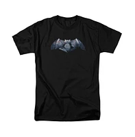 Batman V Superman Big & Tall Plated Bat Logo Short Sleeve Adult Tee / T-Shirt