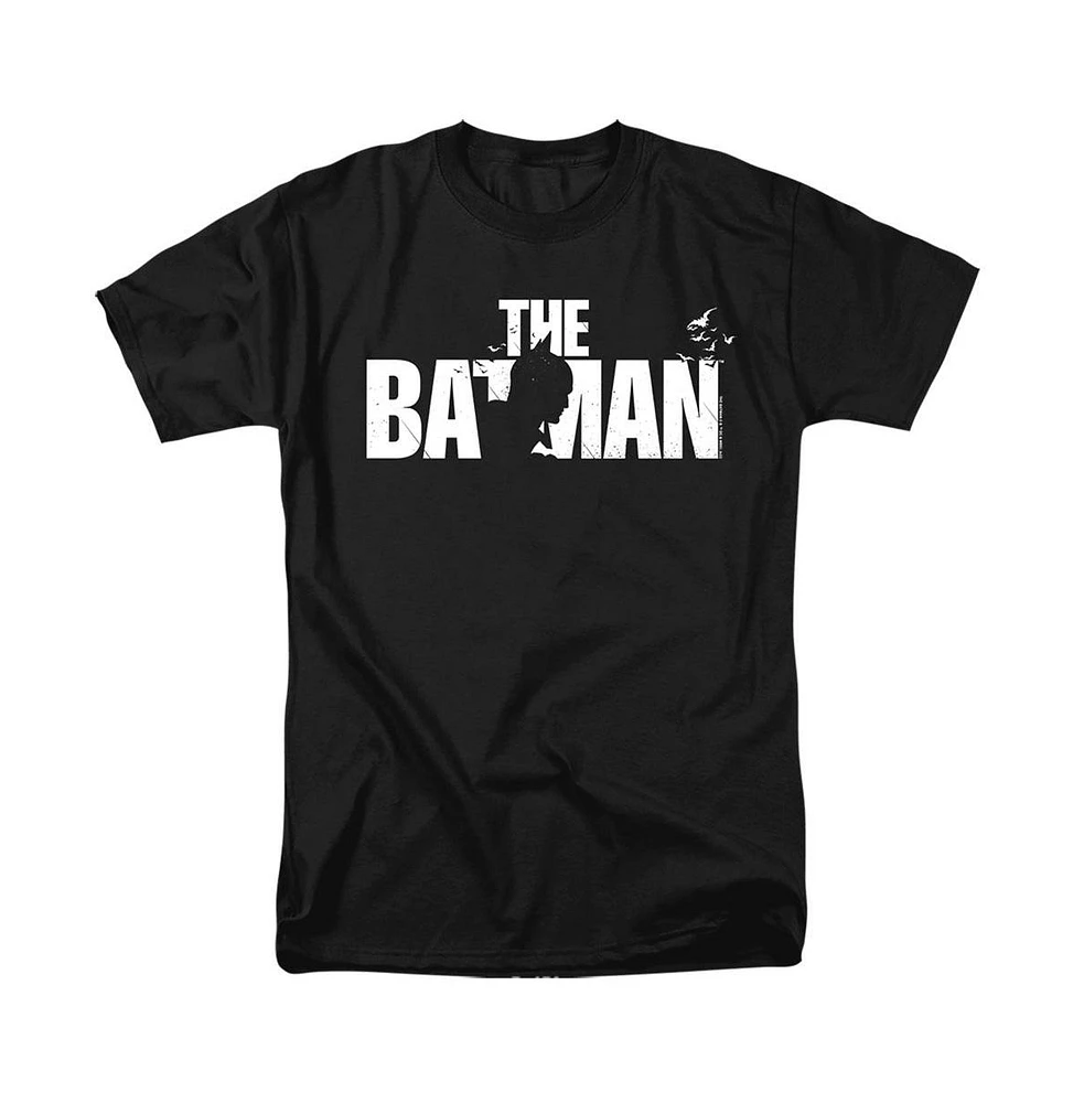 Batman Men's The Silhouette Title Short Sleeve Adult Tee / T-Shirt