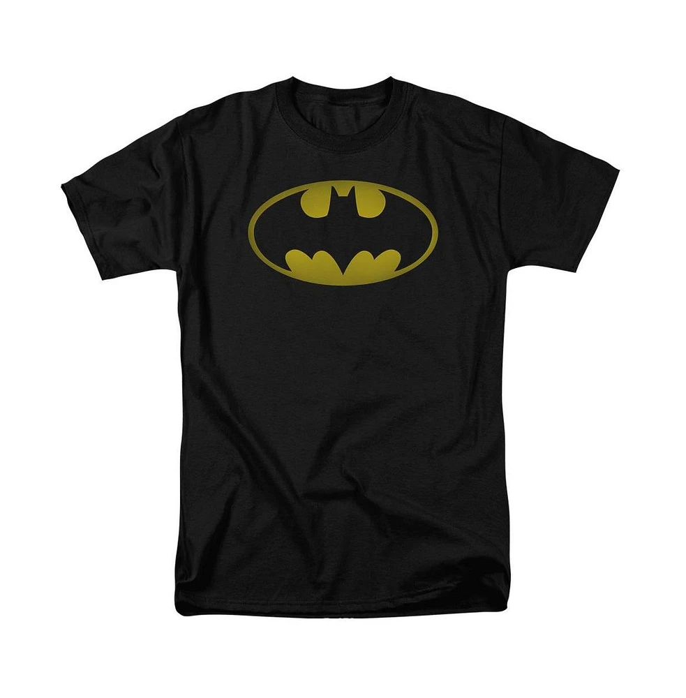 Batman Big & Tall Washed Bat Logo Short Sleeve Adult Tee / T-Shirt