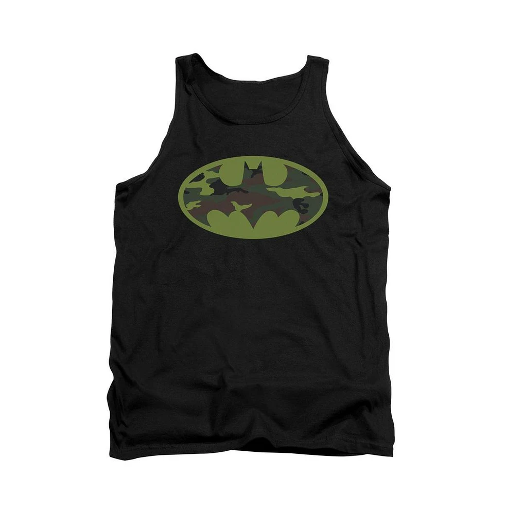 Batman Men's Camo Logo Adult Tank Top