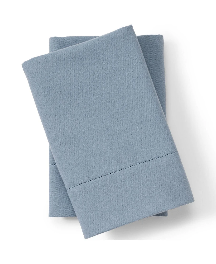 Lands' End Luxe Flannel Pillowcases