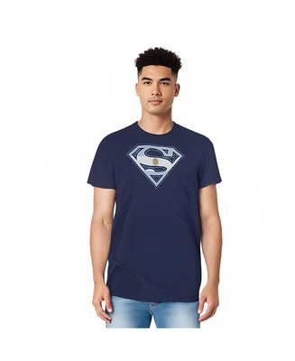 Superman Men's Argentinian Shield Short Sleeve Adult Tee / T-Shirt