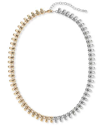 On 34th Two-Tone All Around Chain Necklace, 18", Exclusively at Macy's