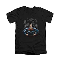 Superman Men's Villains Short Sleeve Adult V Neck Tee / T-Shirt