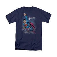 Superman Big & Tall Twilight Flight Short Sleeve Adult Tee / T-Shirt