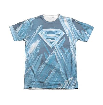 Superman Men's Solitude Adult 65/35 Poly/Cotton Short Sleeve Tee / T-Shirt