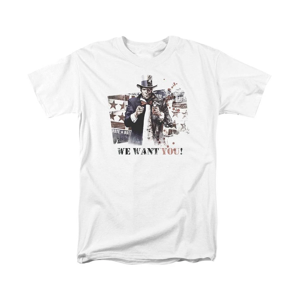 Batman Big & Tall Arkham City We Want You Short Sleeve Adult Tee / T-Shirt