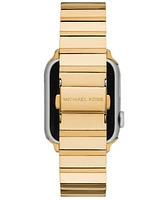 Michael Kors Women's Gold-Tone Stainless Steel Band for Apple Watch