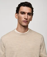 Mango Men's Slim-Fit Merino Wool Knit Sweater