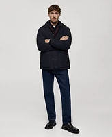 Mango Men's Two-Tone Reversible Quilted Jacket