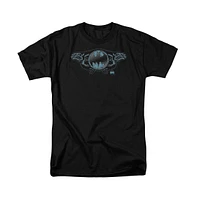 Batman Big & Tall Two Gargoyles Logo Short Sleeve Adult Tee / T-Shirt