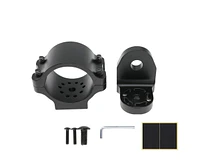 Kemimoto Whip Light Mount 2PCS, Heavy Duty Cnc Machined Aluminum 360° Adjustable Utv Whip Mount, Fit 1.75"-2" Roll Bar, Fit Whip Light Flag Pod L