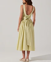Astr the Label Women's Vinya Sleeveless Cotton Midi Dress
