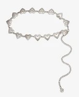 Steve Madden Women's Heart Conch Chain Belt