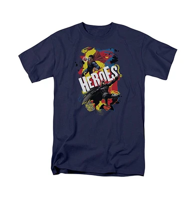 Batman V Superman Big & Tall Double Hero Short Sleeve Adult Tee / T-Shirt