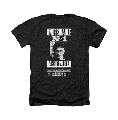 Harry Potter Mens Undesirable No 1 Adult Heather Tee / T-Shirt