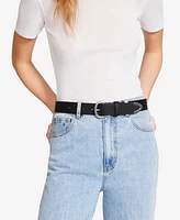 Steve Madden Textured Faux-Leather Belt