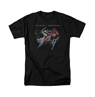 Batman V Superman Men's Lightning Fight Short Sleeve Adult Tee / T-Shirt