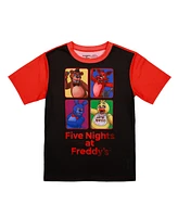 Five Nights At Freddy'S Little Boys Youth 2-Piece Short-Sleeve Pajama Set-4