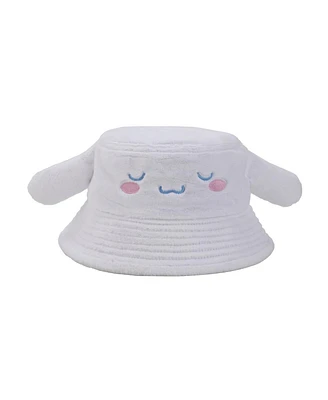 Cinnamoroll Big Face Women's White Bucket Hat