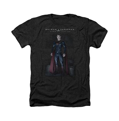 Batman V Superman Mens Stand Tall Adult Heather Tee / T-Shirt