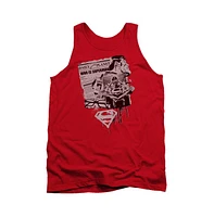 Superman Men's Identity Adult Tank Top