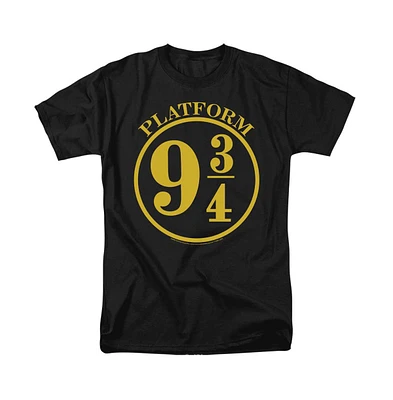 Harry Potter Mens 9 3/4 Short Sleeve Adult T-Shirt