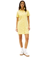 Tommy Jeans Women's Mini Short-Sleeve Polo Dress
