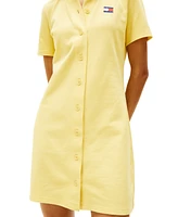 Tommy Jeans Women's Mini Short-Sleeve Polo Dress