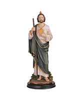 Fc Design "2-pc Set" 12"H Saint Jude Statue Holy Figurine Statue Ornament Home Room Office Decor and Perfect Ideas for Housewarming, Holidays and Birt