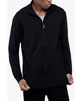 Spring + Mercer Men's Full Zip Mock Neck Sweater