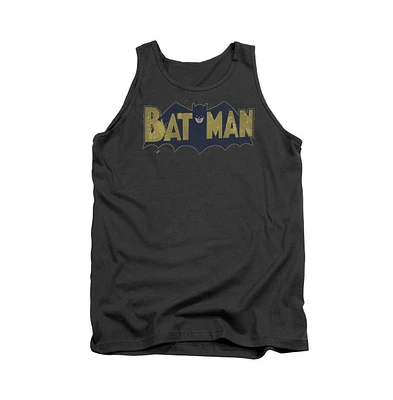 Batman Men's Vintage Logo Splatter Adult Tank Top