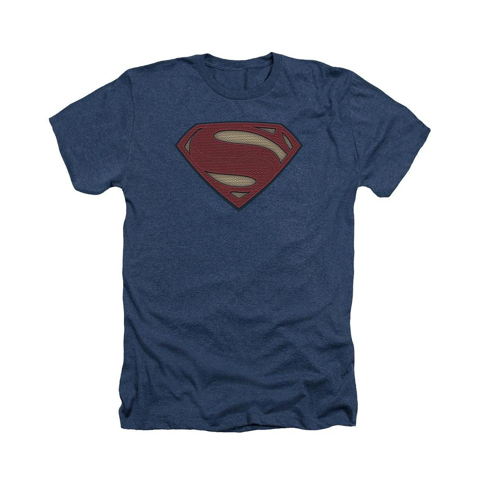 Batman V Superman Men's Super Movie Logo Adult Heather Tee / T-Shirt