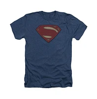 Batman V Superman Men's Super Movie Logo Adult Heather Tee / T-Shirt