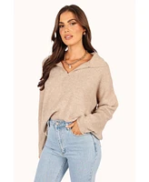 Petal and Pup Women's Shay Collar Knit Sweater