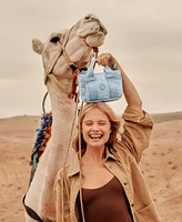 Kipling Ritta Mini Printed Denim Shoulder Bag